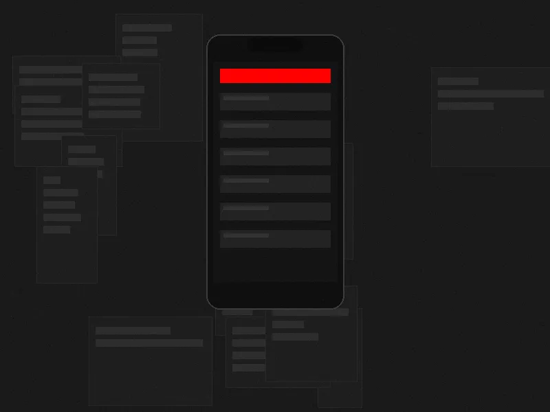 最新黑料 官方移动应用界面展示，暗色主题设计